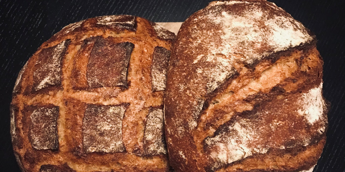 Pain de campagne med spelt og rug