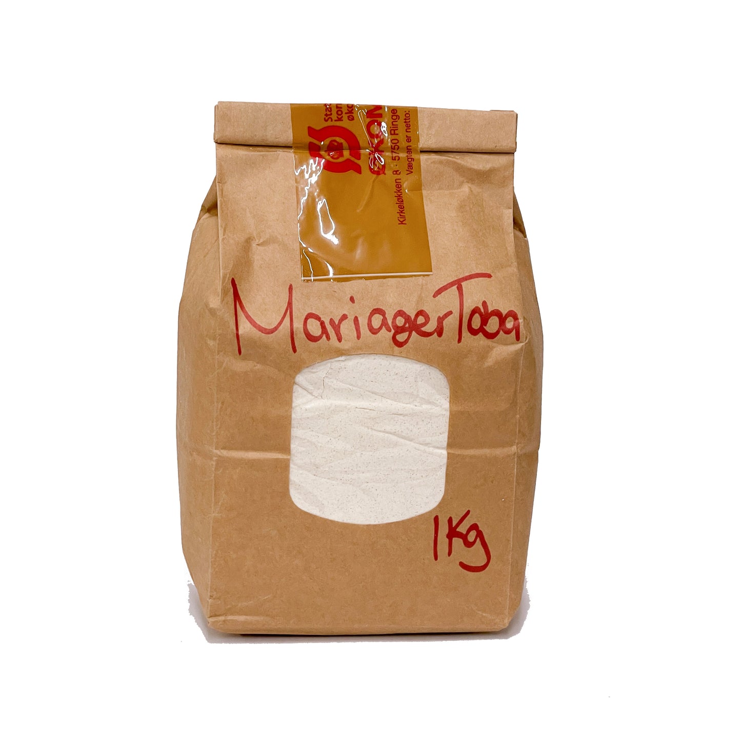 Mariagertoba flour sifted