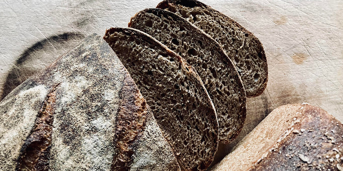 Wholemeal bread with malt and tahini